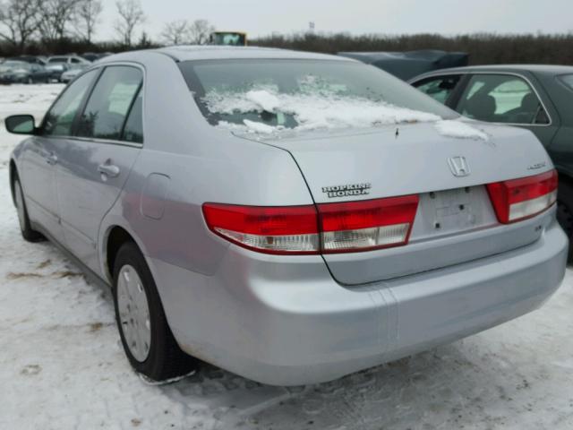 1HGCM56303A040403 - 2003 HONDA ACCORD LX SILVER photo 3