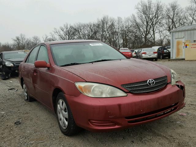 4T1BE32K62U083483 - 2002 TOYOTA CAMRY LE RED photo 1