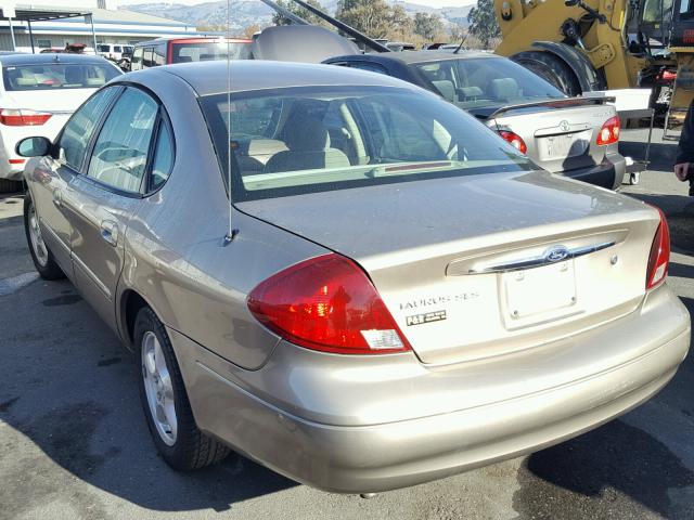 1FAFP55273G220329 - 2003 FORD TAURUS SES BROWN photo 3