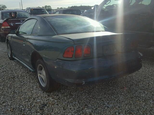 1FAFP4044WF254435 - 1998 FORD MUSTANG GREEN photo 3