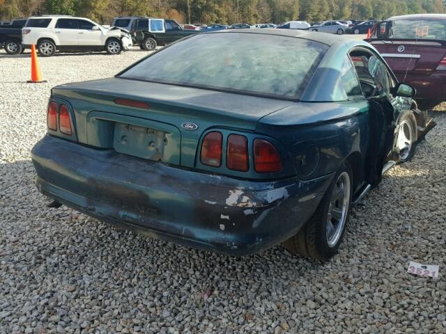 1FAFP4044WF254435 - 1998 FORD MUSTANG GREEN photo 4