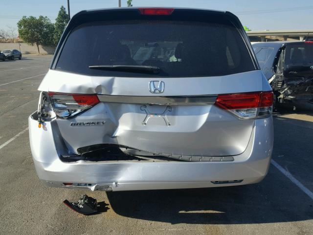 5FNRL5H29EB049191 - 2014 HONDA ODYSSEY LX SILVER photo 9