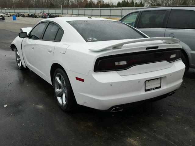 2C3CDXCT0DH532130 - 2013 DODGE CHARGER R/ WHITE photo 3