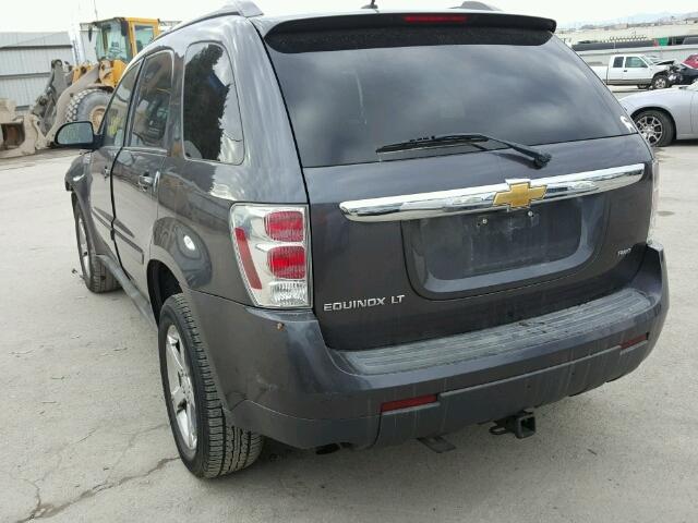 2CNDL73F176007960 - 2007 CHEVROLET EQUINOX LT GRAY photo 3