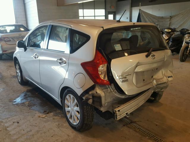 3N1CE2CP5EL437556 - 2014 NISSAN VERSA NOTE SILVER photo 3