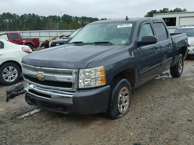 3GCRCREA3AG289053 - 2010 CHEVROLET SILVERADO GRAY photo 2