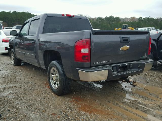 3GCRCREA3AG289053 - 2010 CHEVROLET SILVERADO GRAY photo 3