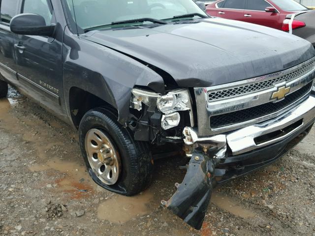 3GCRCREA3AG289053 - 2010 CHEVROLET SILVERADO GRAY photo 9