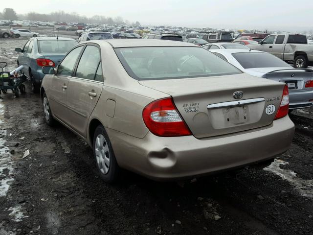 4T1BE32K94U863528 - 2004 TOYOTA CAMRY LE თაფლისფერი ფოტო 3