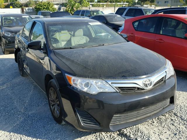 4T1BF1FK0EU468411 - 2014 TOYOTA CAMRY L BLACK photo 1