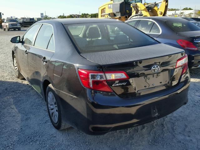 4T1BF1FK0EU468411 - 2014 TOYOTA CAMRY L BLACK photo 3