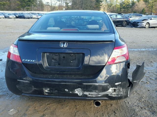 2HGFG12817H584589 - 2007 HONDA CIVIC EX BLACK photo 9