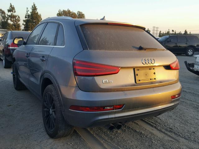 WA1BFCFSXFR002645 - 2015 AUDI Q3 PREMIUM GRAY photo 3