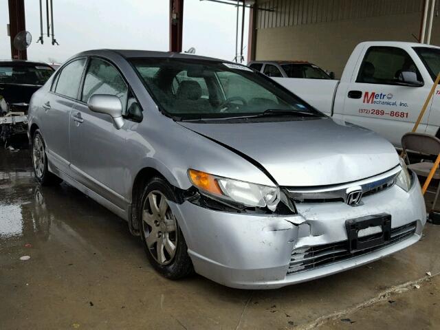 1HGFA16507L008755 - 2007 HONDA CIVIC LX GRAY photo 1