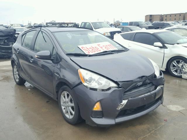 JTDKDTB39D1531249 - 2013 TOYOTA PRIUS C BLACK photo 1