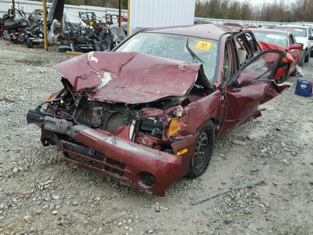 KMHDN45D51U068404 - 2001 HYUNDAI ELANTRA GL RED photo 2