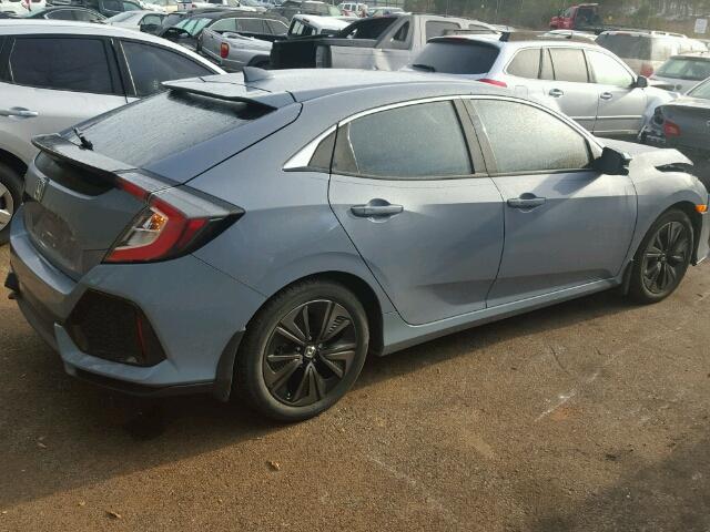 SHHFK7H56HU217285 - 2017 HONDA CIVIC EX BLUE photo 4