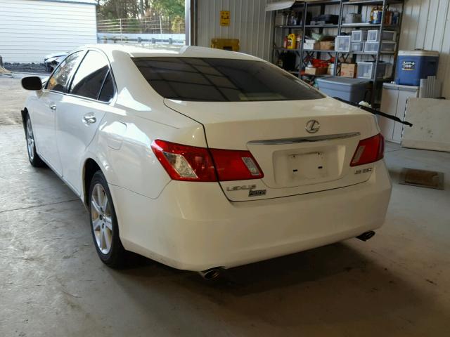 JTHBJ46G382164956 - 2008 LEXUS ES 350 WHITE photo 3