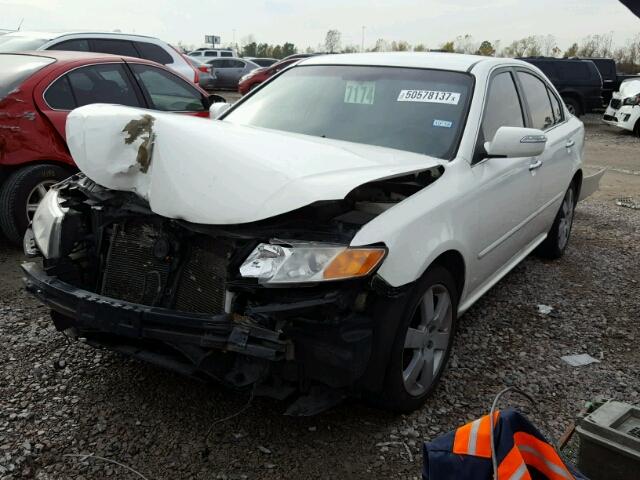 KNAGE228695353323 - 2009 KIA OPTIMA LX WHITE photo 2