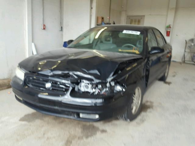 2G4WB52K431237224 - 2003 BUICK REGAL LS BLACK photo 2
