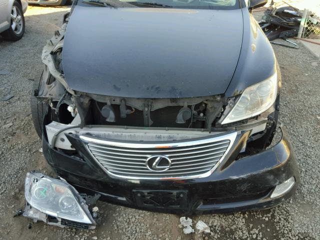 JTHBL46F485083089 - 2008 LEXUS LS 460 BLACK photo 9