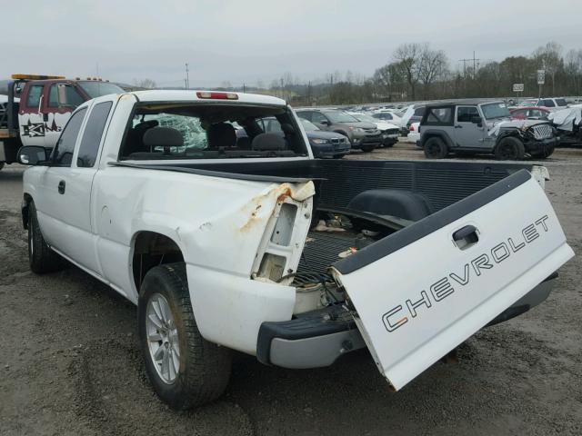 1GCEC19V17Z206953 - 2007 CHEVROLET SILVERADO WHITE photo 3