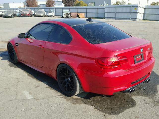 WBSWD93578PY42811 - 2008 BMW M3 RED photo 3
