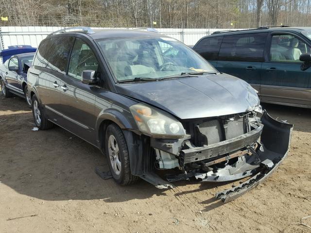 5N1BV28U87N110123 - 2007 NISSAN QUEST S GRAY photo 1