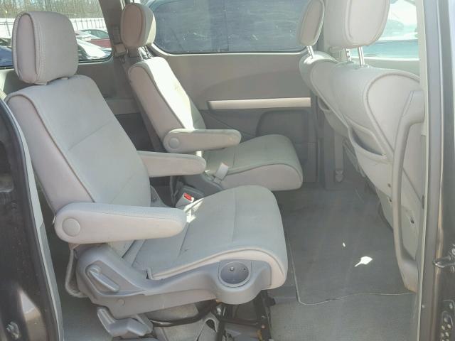 5N1BV28U87N110123 - 2007 NISSAN QUEST S GRAY photo 6