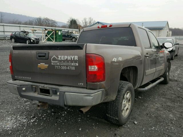 2GCFK13Y081133613 - 2008 CHEVROLET SILVERADO CHARCOAL photo 4