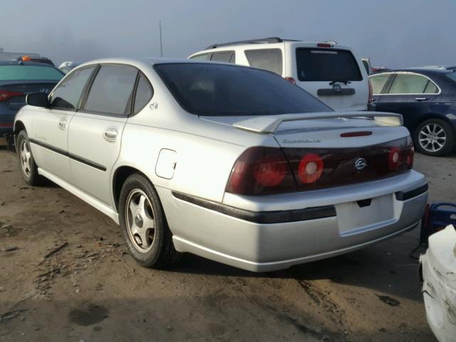 2G1WH55K8Y9297233 - 2000 CHEVROLET IMPALA LS SILVER photo 3