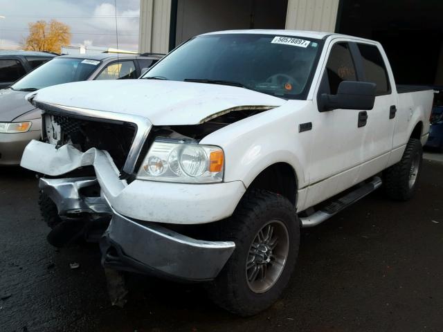 1FTRW14W77KC51431 - 2007 FORD F150 SUPER WHITE photo 2