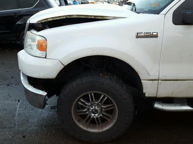 1FTRW14W77KC51431 - 2007 FORD F150 SUPER WHITE photo 9