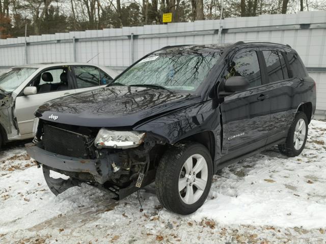 1J4NF1FB3BD207281 - 2011 JEEP COMPASS SP BLACK photo 2