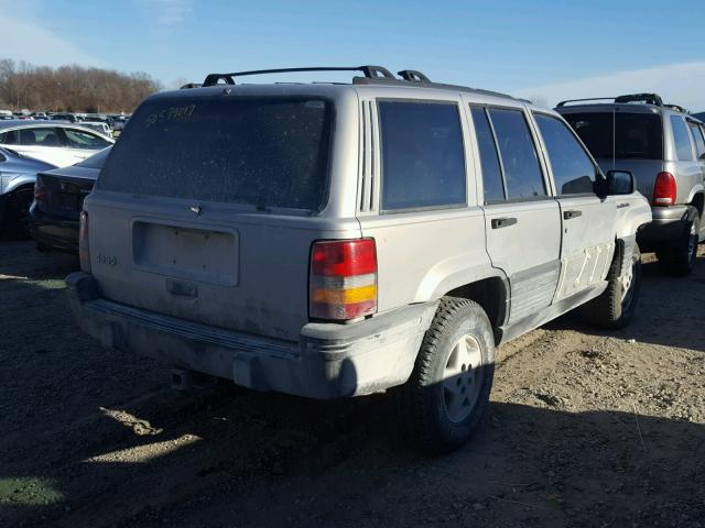 1J4GZ58S5RC294282 - 1994 JEEP GRAND CHER GRAY photo 4