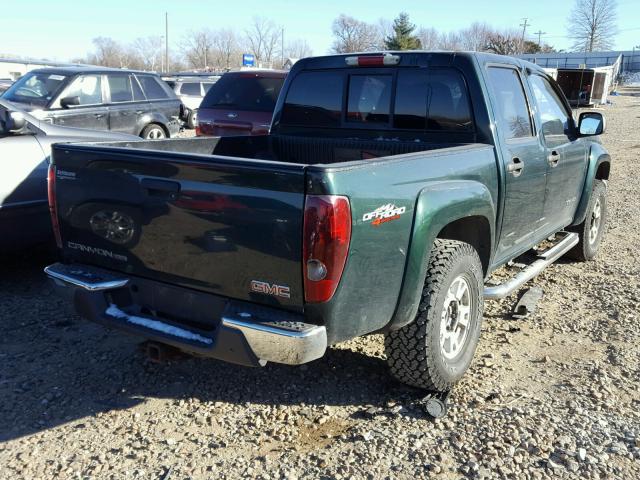 1GTDT136058168518 - 2005 GMC CANYON GREEN photo 4