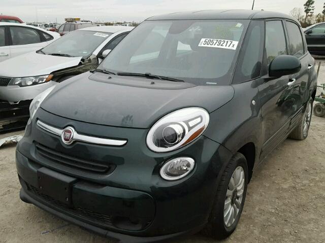 ZFBCFAAH7HZ039622 - 2017 FIAT 500L POP GREEN photo 2