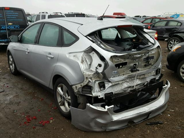 1FADP3K22EL379561 - 2014 FORD FOCUS SE SILVER photo 3