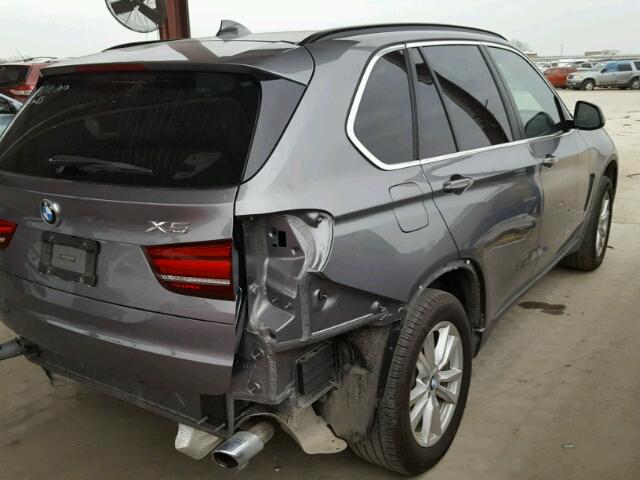 5UXKS4C56E0J97182 - 2014 BMW X5 XDRIVE3 SILVER photo 4