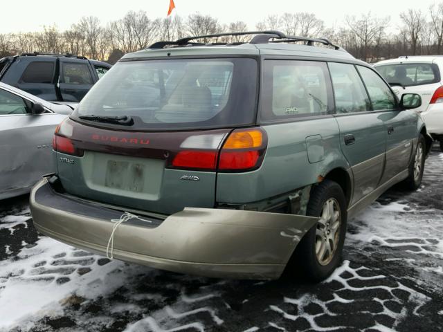 4S3BH675147608970 - 2004 SUBARU LEGACY OUT GREEN photo 4