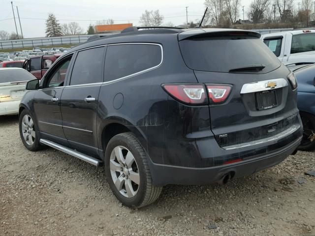 1GNKVLKD7DJ122955 - 2013 CHEVROLET TRAVERSE L BLACK photo 3