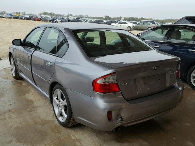 4S3BL616987223808 - 2008 SUBARU LEGACY 2.5 CHARCOAL photo 3