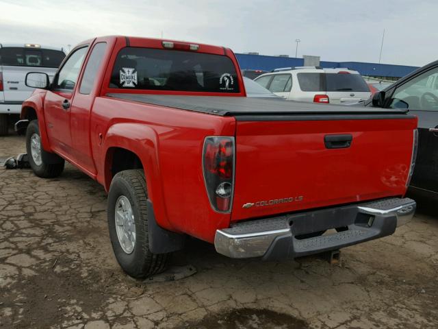 1GCDT196648205903 - 2004 CHEVROLET COLORADO RED photo 3