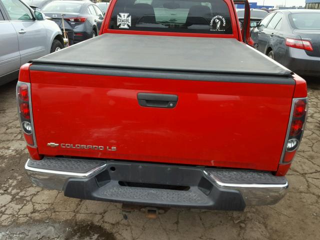 1GCDT196648205903 - 2004 CHEVROLET COLORADO RED photo 6