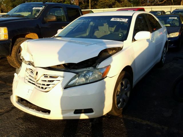 4T1BE46K07U632621 - 2007 TOYOTA CAMRY NEW WHITE photo 2