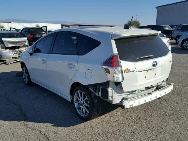 JTDZN3EUXHJ067314 - 2017 TOYOTA PRIUS V WHITE photo 3