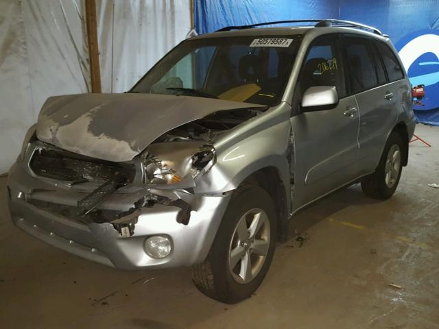 JTEHD20V350062770 - 2005 TOYOTA RAV4 SILVER photo 2