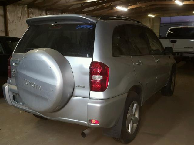 JTEHD20V350062770 - 2005 TOYOTA RAV4 SILVER photo 4