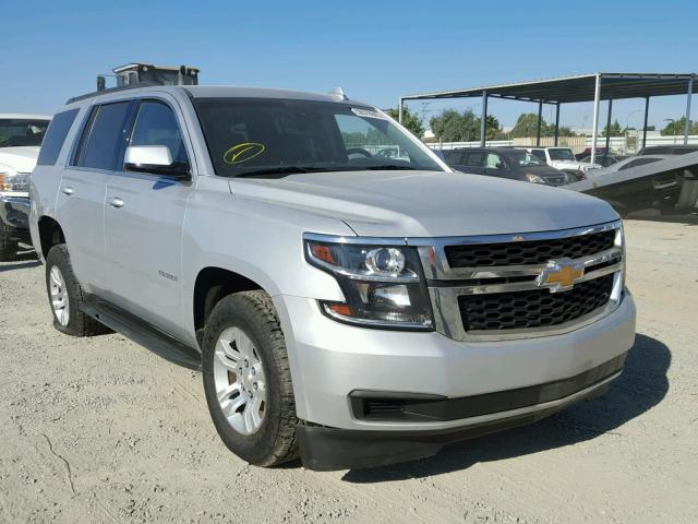 1GNSCBKC3FR615608 - 2015 CHEVROLET TAHOE C150 SILVER photo 1