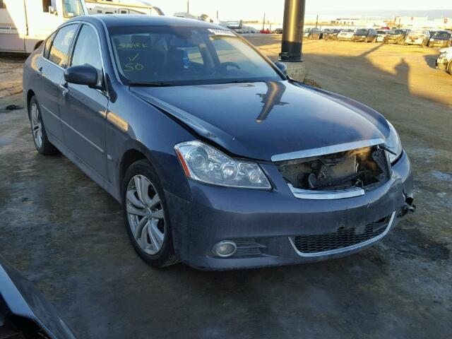 JNKBY01F48M550969 - 2008 INFINITI M45 BLUE photo 1